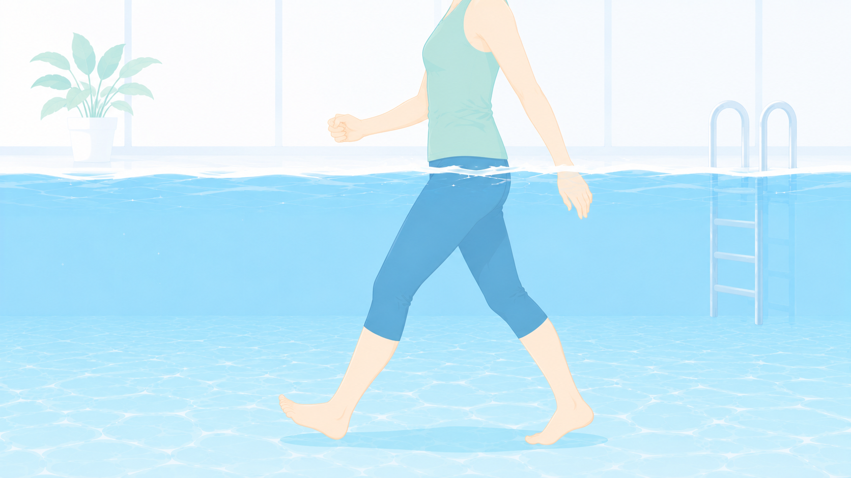 水中ウォーキングは血圧にいい?｜“特効薬”ではないけど続けやすい、を現役インストラクターが正直に解説